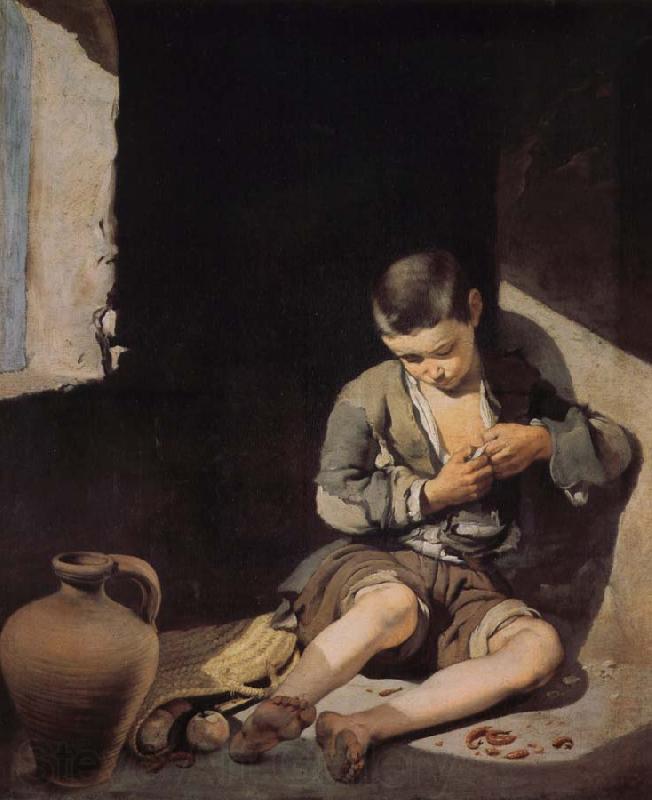 Bartolome Esteban Murillo Small beggar Spain oil painting art